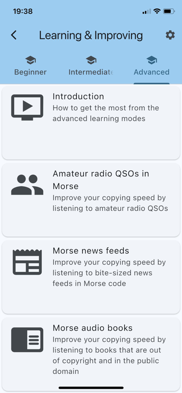 Advanced Learning