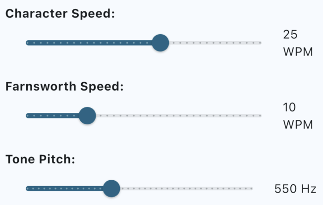 customizable settings